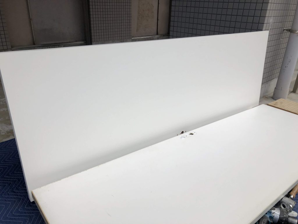 施設小修繕|新規建具と古建具