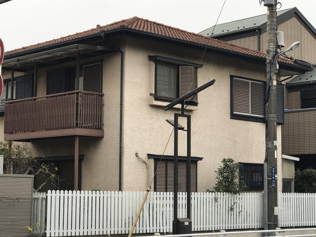 塗装工事・雨樋交換工事|塗装前