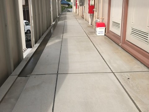 アパート床面洗浄|清掃後