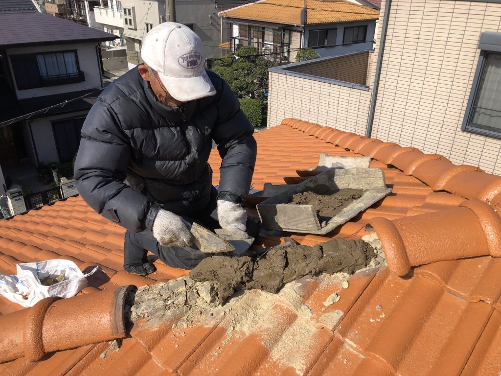 瓦屋根の小修繕｜施工写真4