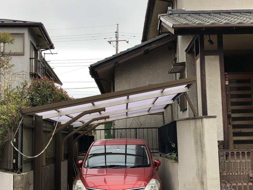 駐車場屋根修繕|張替え後