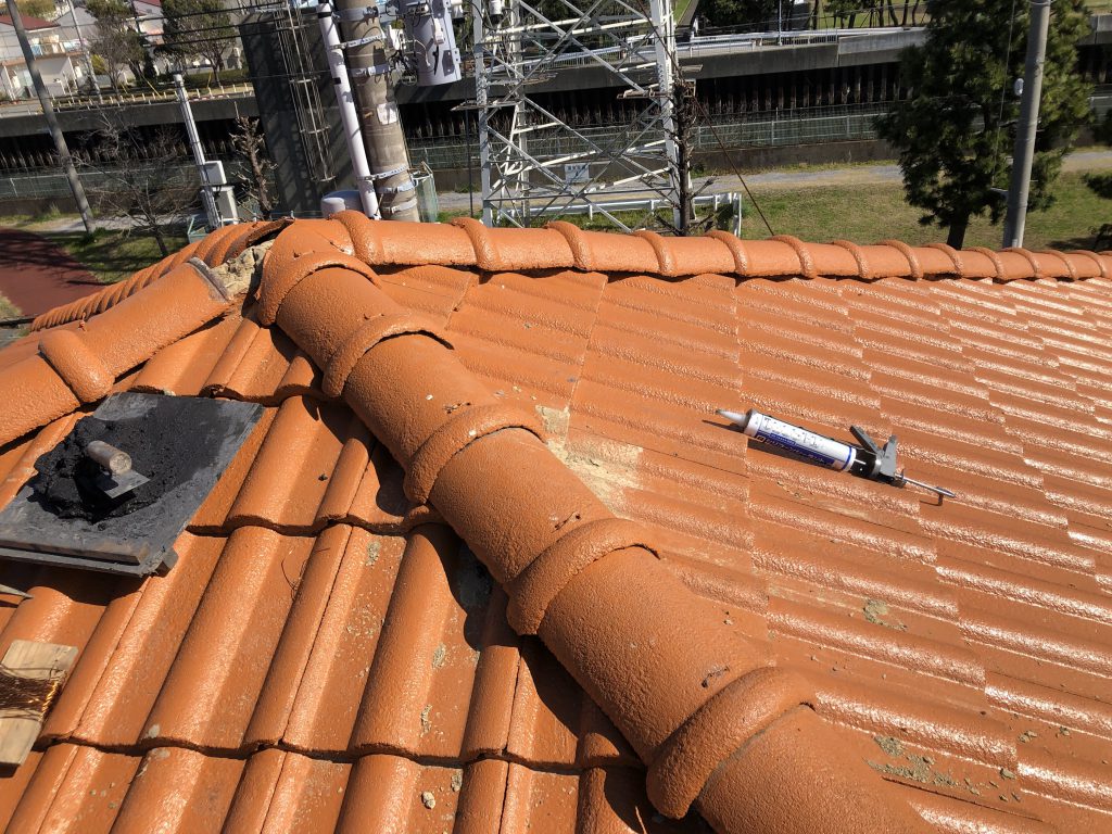 瓦屋根の小修繕｜施工写真6