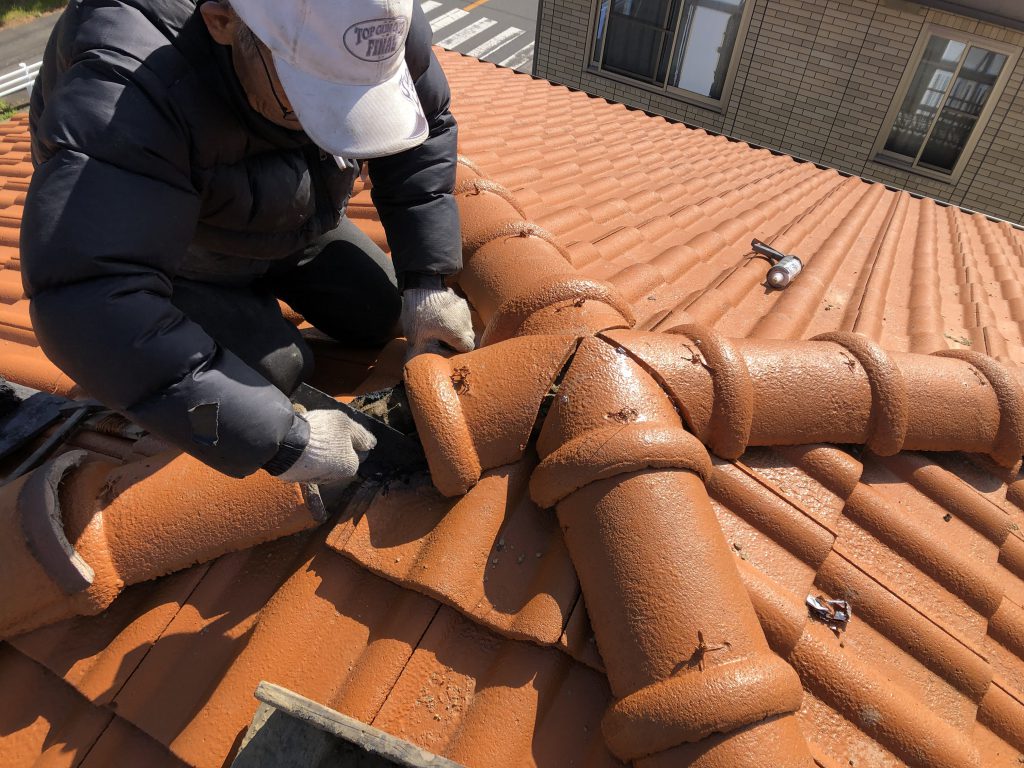 瓦屋根の小修繕｜施工写真11